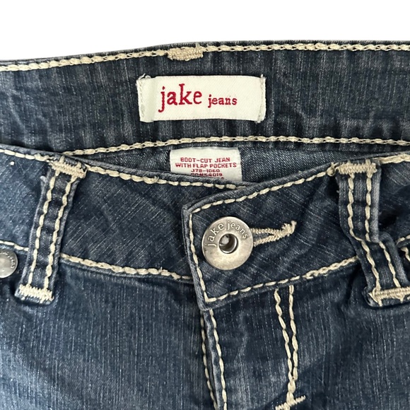 Jake Jeans Boot-Cut Flap Pockets Women's Size 3 Juniors - Picture 5 of 7